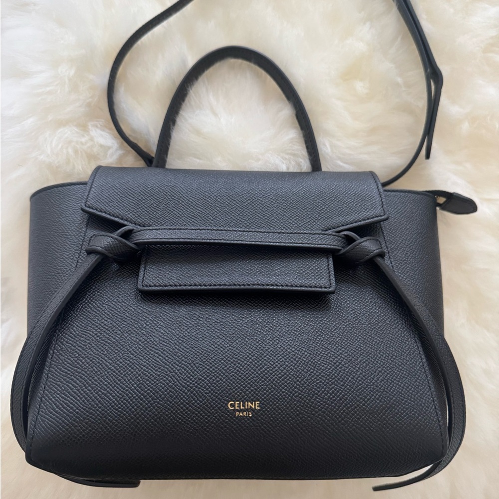 Celine NANO BELT BAG IN GRAINED CALFSKIN